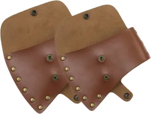 DOITOOL 3sets Leather Protective Sleeve Hatchet Axe for Camping Protection 2pcs*3