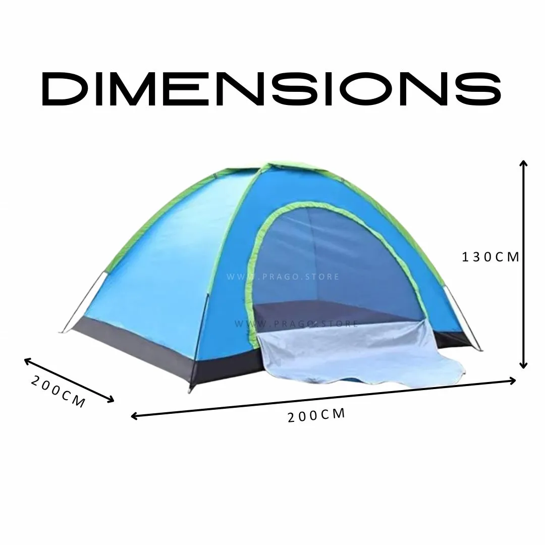 Dome Tent 4 men Single Layer (Water Resistant)
