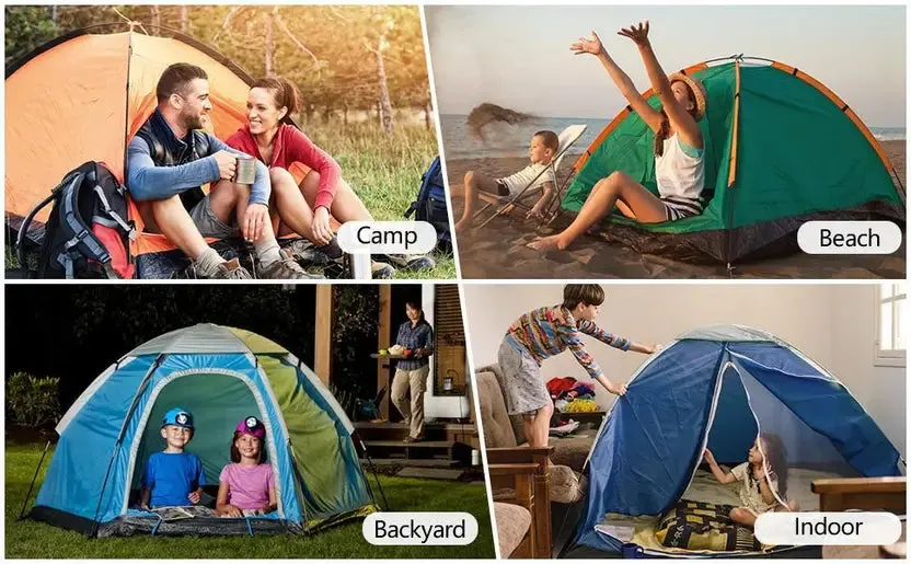 Dome Tent 4 men Single Layer (Water Resistant)