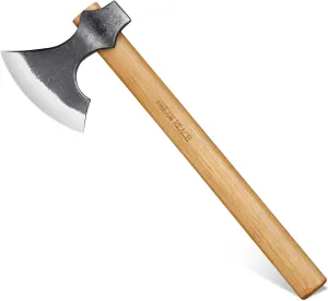 Dream Reach Throwing Hatchet, Professional 16" Throwing Tomahawk Axe Throwing Game for Backyard, Hand Forged Viking Throwing Axe Set for Adults for Competition and Recreation