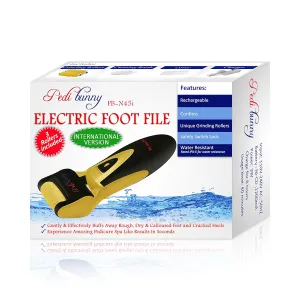 Electric Foot Callus Remover - Rechargeable Electronic Foot File - Professional Pedicure Tools with 3 Rollers - Foot Scrubber for Dry Cracked Feet and Dead Skin - Foot Sander for Men and Women