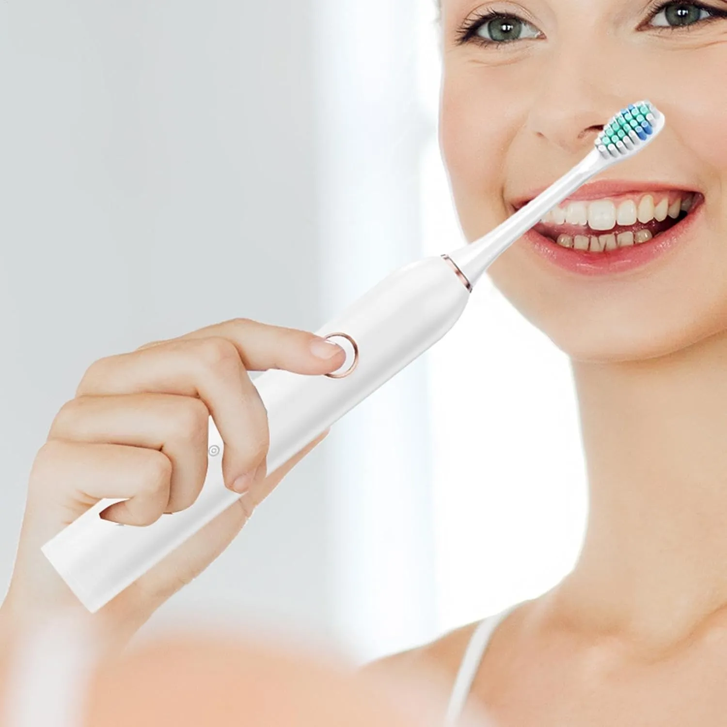 Electric Toothbrush Ultrasonic Toothbrush Rechargeable Toothbrush Ultrasonic Electric Toothbrushes Lasts 180 Days 40000 VPM Deep Clean 6 Modes Includes Travel Case