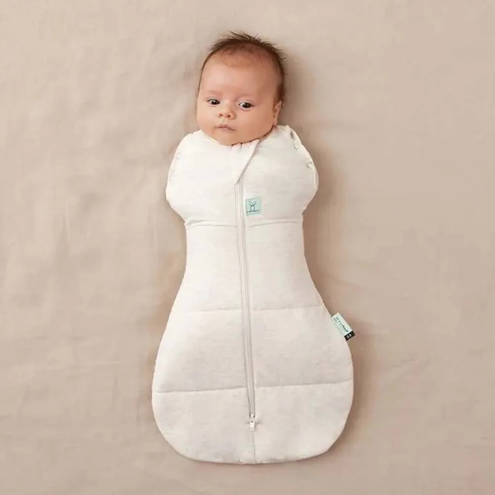 Ergopouch 3.5 Tog Cocoon Swaddle Oatmeal Marle
