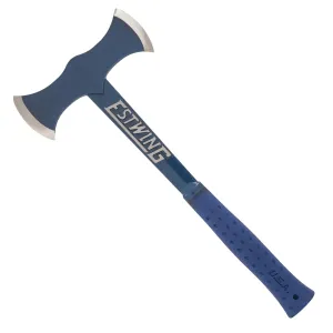 Estwing Black Eagle Double Bit Axe with Blue Shock Reduction Grip
