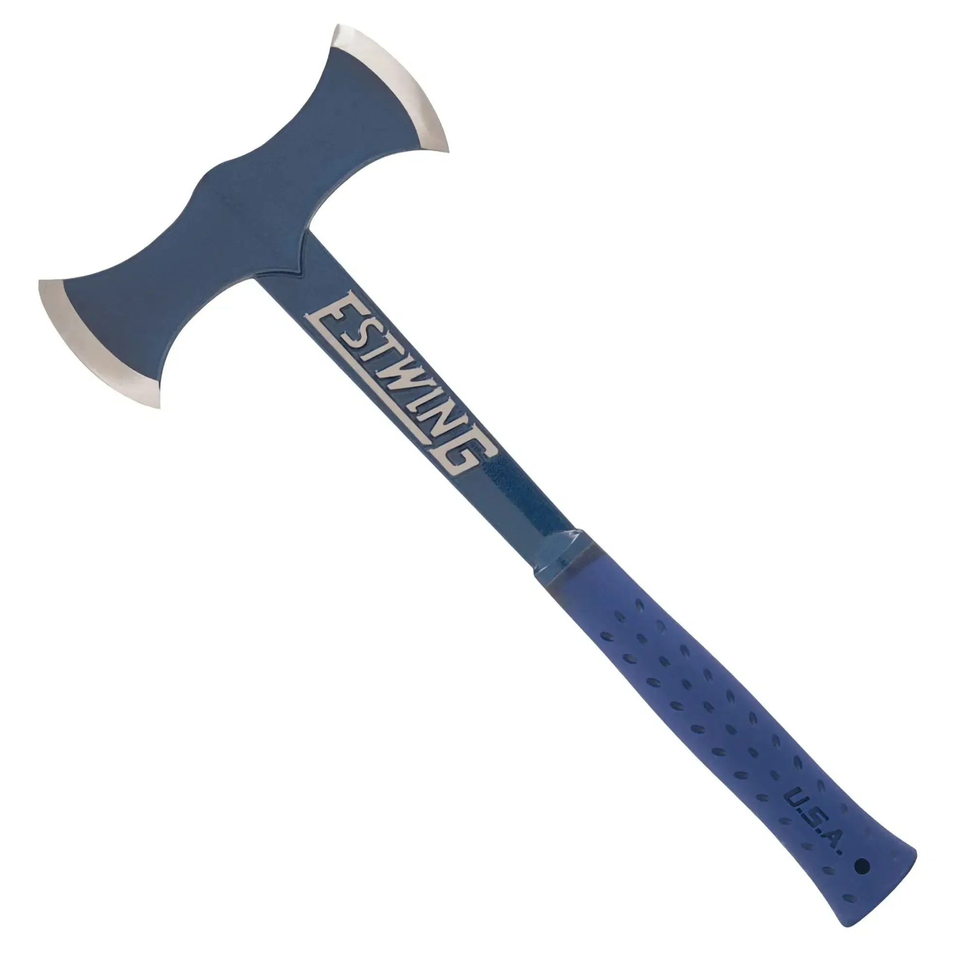 Estwing Black Eagle Double Bit Axe with Blue Shock Reduction Grip