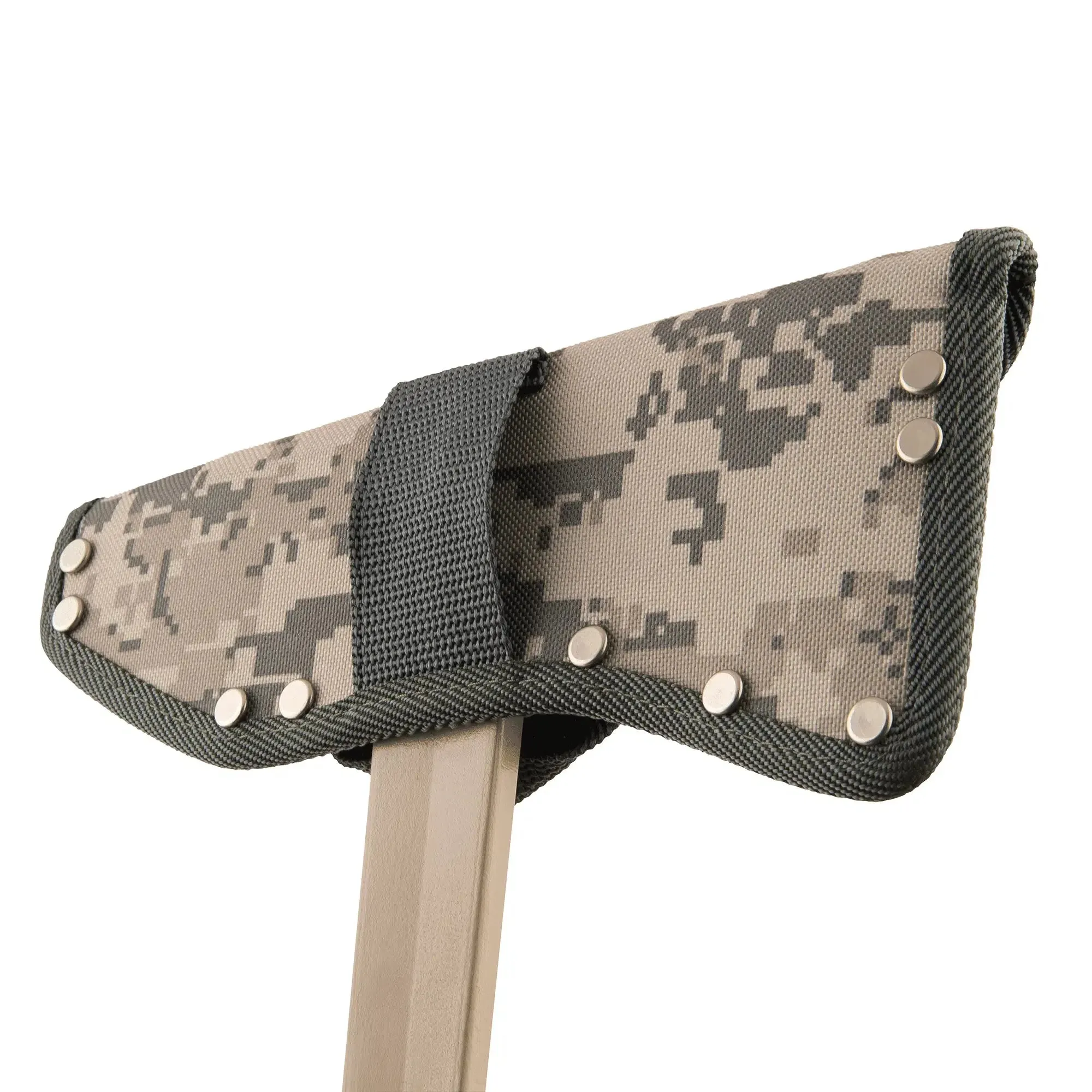 Estwing Black Eagle Tomahawk Axe with Desert Sand Shock Reduction Grip