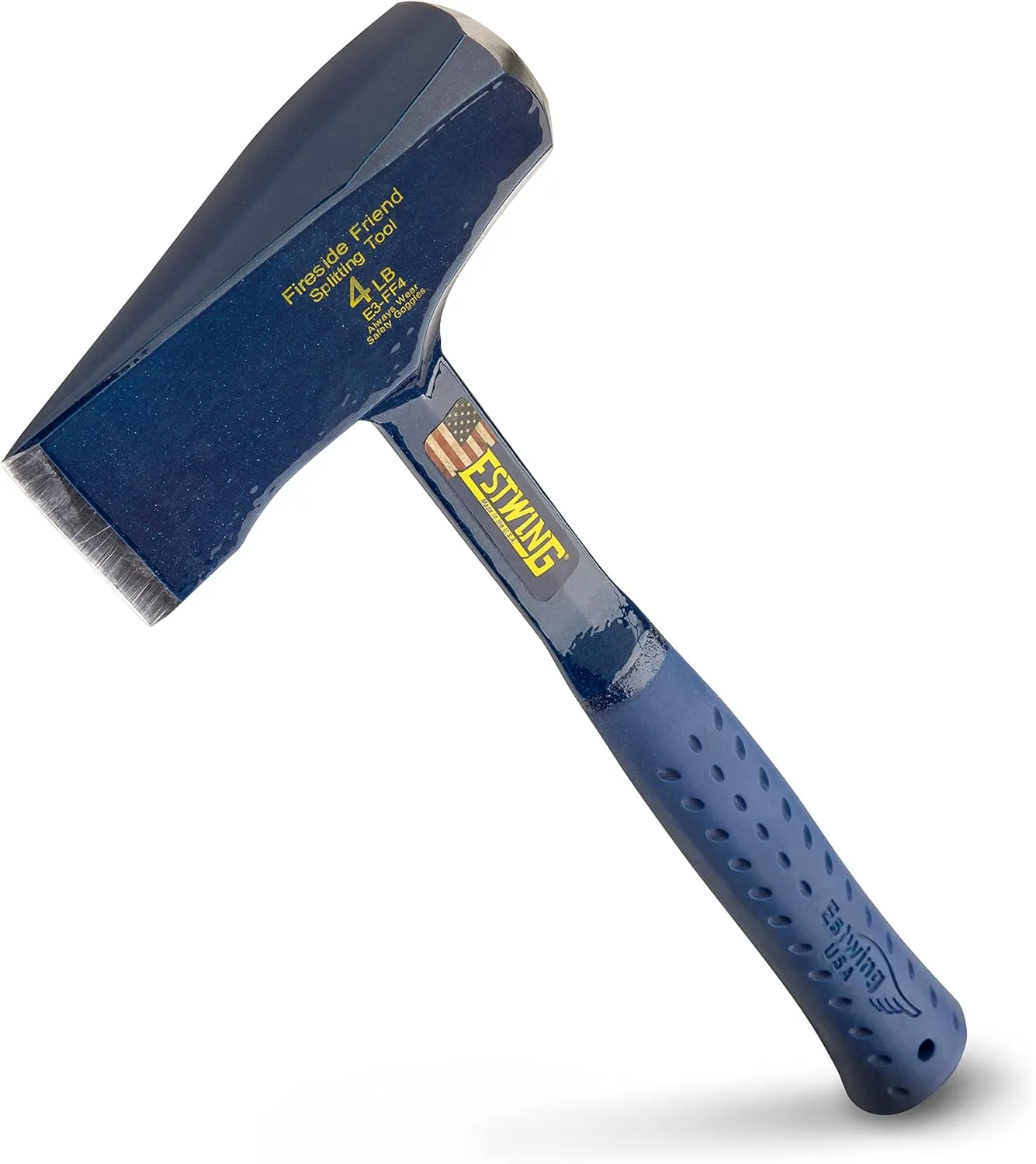 ESTWING Fireside Friend Axe - 14" Wood Splitting Maul Bundle with Estwing E-5 5 Lb Sure Split Wedge