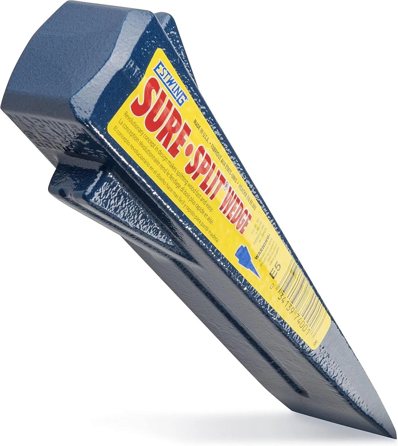 ESTWING Fireside Friend Axe - 14" Wood Splitting Maul Bundle with Estwing E-5 5 Lb Sure Split Wedge