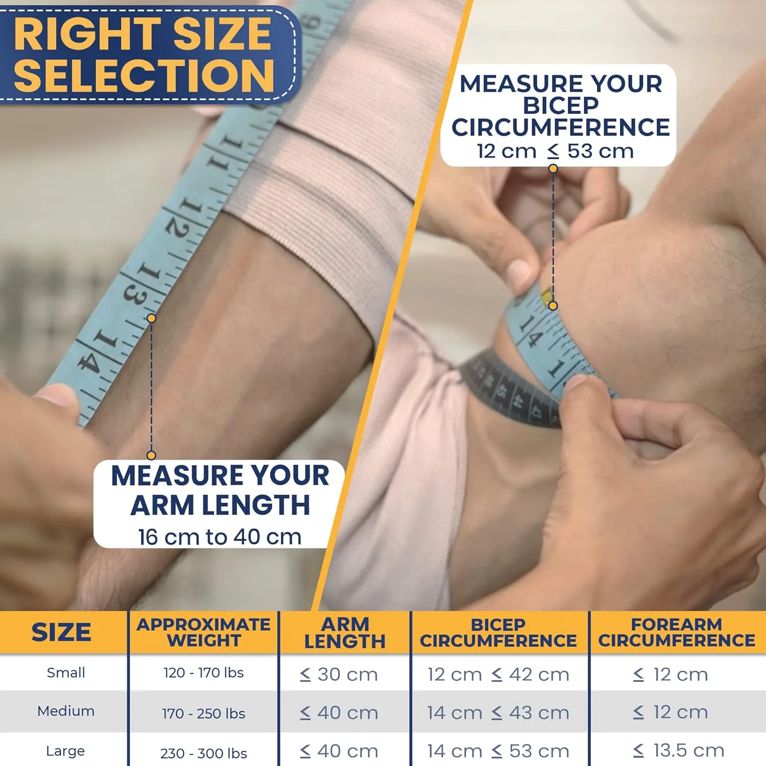 EXQUISITO PICC Line Shower Cover | Available in 5 Sizes | Reusable IV PICC Line Sleeve | Waterproof Arm Sleeve For Elbow Wound, Injury Dressings | PICC Line Covers for Upper Arm (Large)