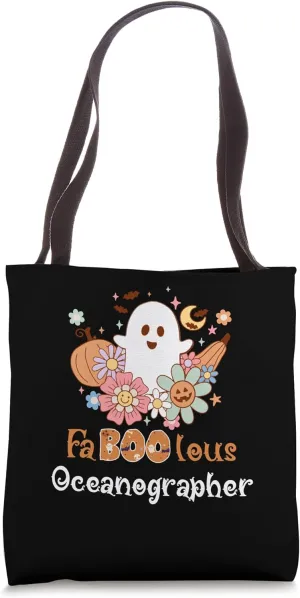 Faboolous Oceanographer Boo Funny Halloween Tote Bag