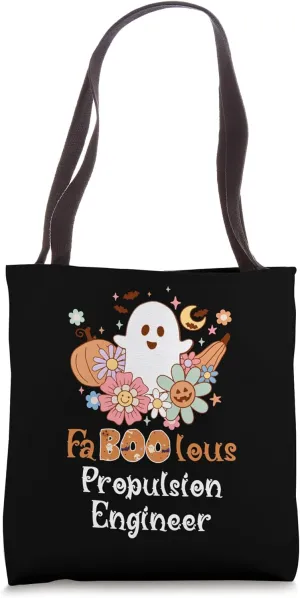 Faboolous Propulsion Engineer Boo Funny Halloween Tote Bag