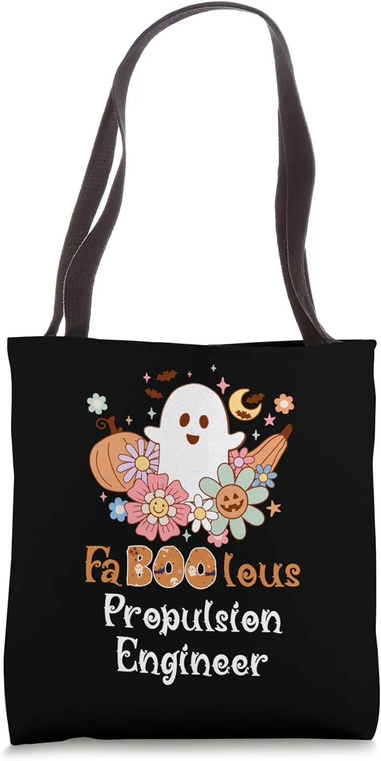 Faboolous Propulsion Engineer Boo Funny Halloween Tote Bag