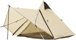 Family Camping Tent Cotton Canvas Yurt Outdoor Adult Tents for Adults Camping Outdoor Tents 4 Season Outdoor Camping Hunting Tent