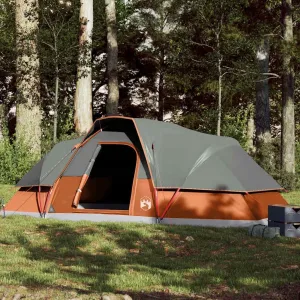 Family Tent Dome 9-Person Orange Waterproof9,15KG