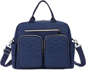 Fashion Lightweight Diaper Bag Tote,Multifunctional Travel Nappy Changing Bag Mummy Bags with Single Shoulder Strap