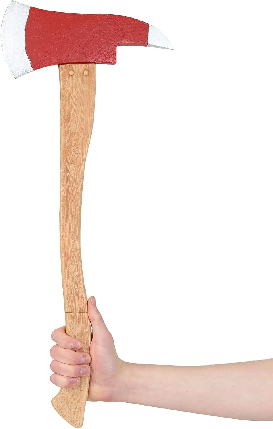 Firefighter's Axe Costume Accessory - Plastic Fireman Prop - 21" Handle, 3" x 10" Blade