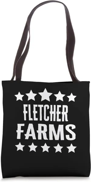 Fletcher Farms Family Reunion Squad First Last Name Tote Bag