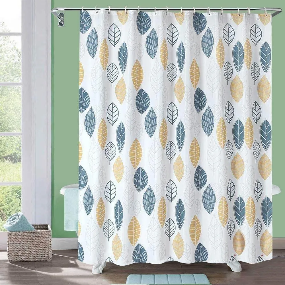 Floral Shower Curtain - Lightweight Spring Bathroom Decor
