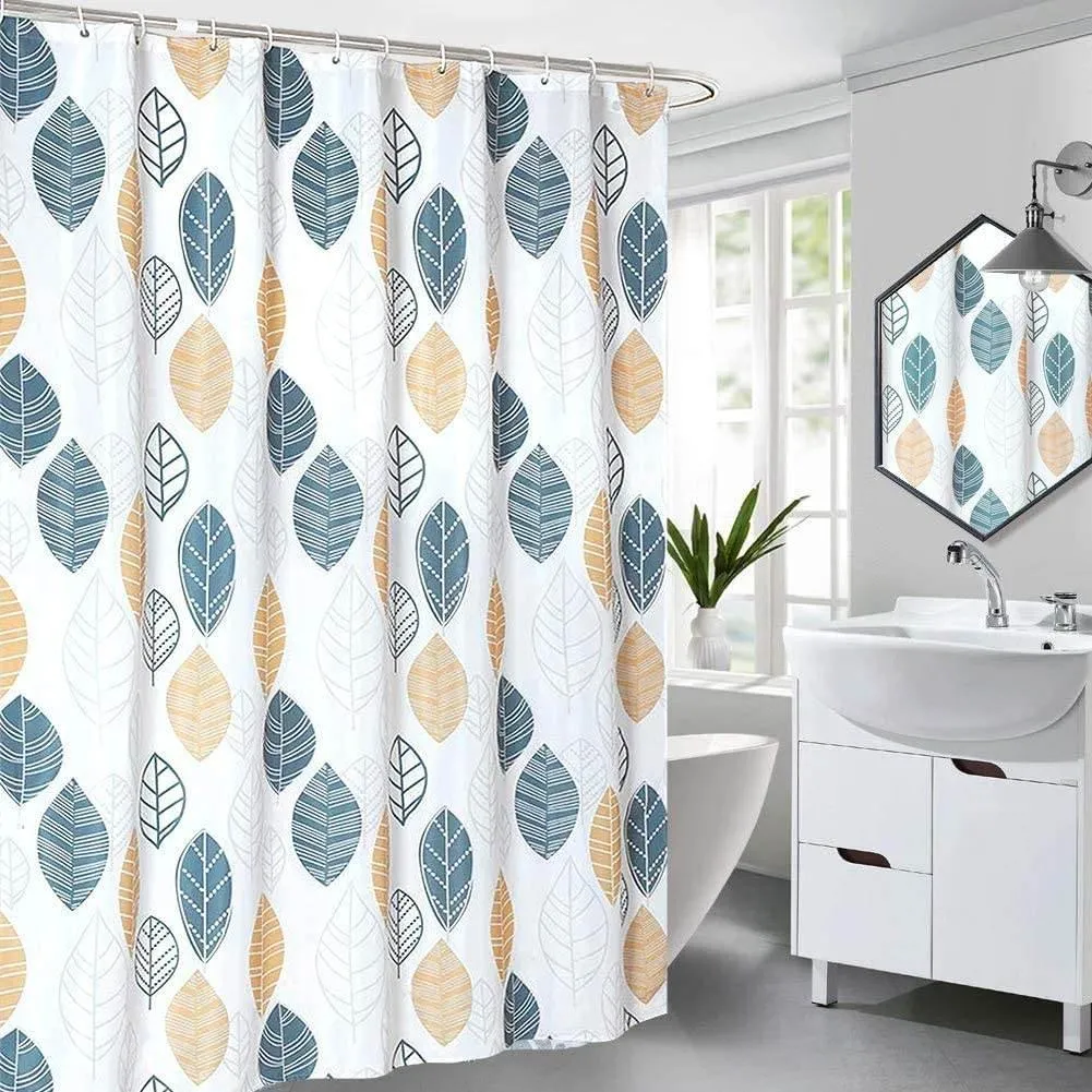 Floral Shower Curtain - Lightweight Spring Bathroom Decor