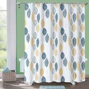 Floral Shower Curtain - Lightweight Spring Bathroom Decor