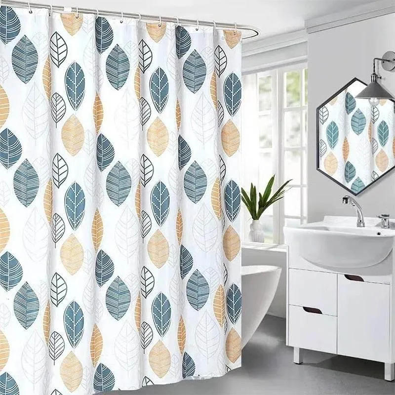 Floral Shower Curtain - Lightweight Spring Bathroom Decor
