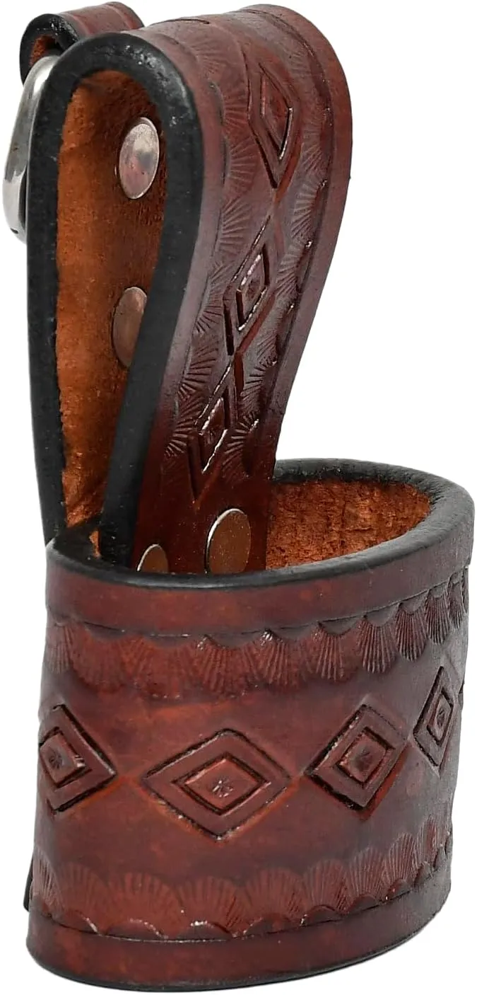 Full Grain Premium Buff Leather Axe Holster for Tool Belt Tool Case Axe Holster Small Axe Leather Tool Holster. Cowboy Leather Axe Holster for Travel Outdoor & Indoor.