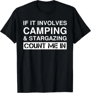 Funny Camping And Stargazing RV Outdoor Camper T-Shirt