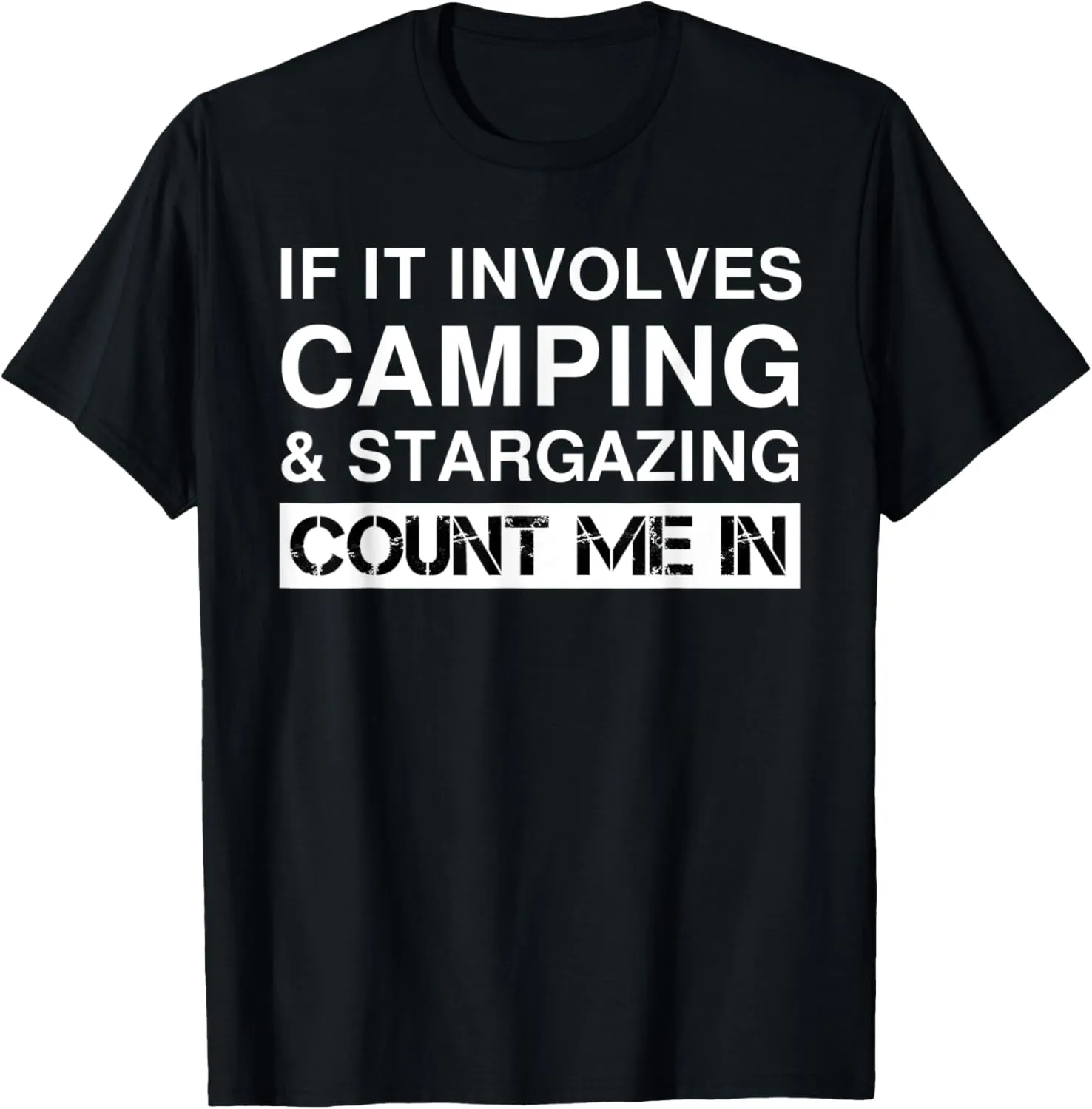 Funny Camping And Stargazing RV Outdoor Camper T-Shirt