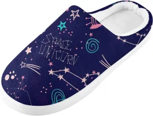 GAIGEO Womens House Slippers Cute Sleeping Pandas, Mens Memory Foam Slippers for Indoor Bedroom, Warm Winter House Shoes