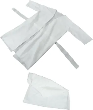 GANAZONO 1Set Disposable Bathrobe Thickened Travel Shower Wear Lightweight Portable Disposable Bathing Clothing for Hotels Spas