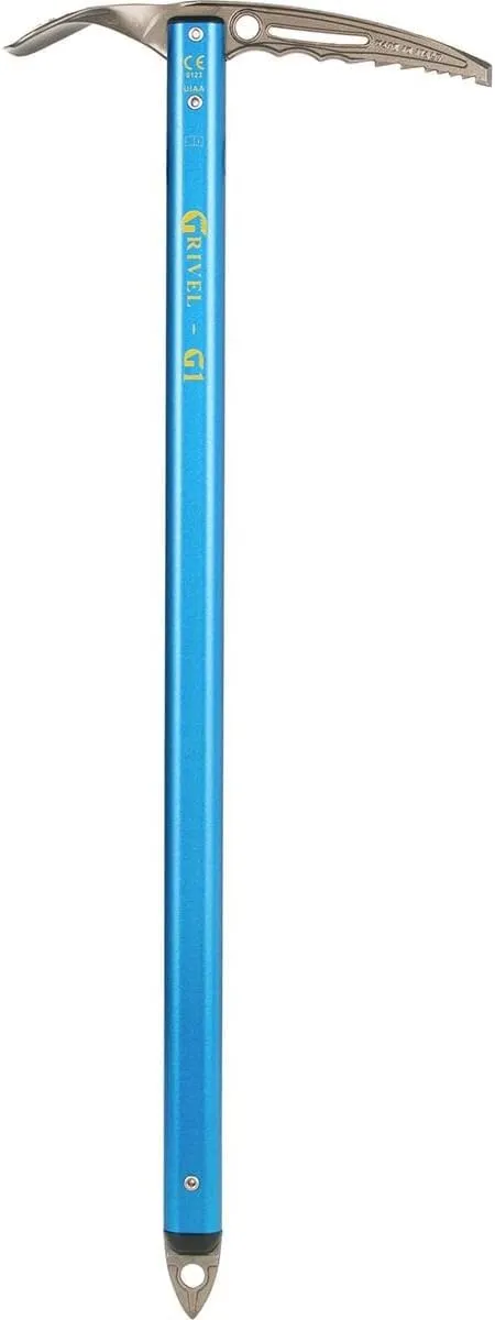 Grivel G1 Durable Carbon Steel Mountaineering Ice Axe, 66cm, Blue