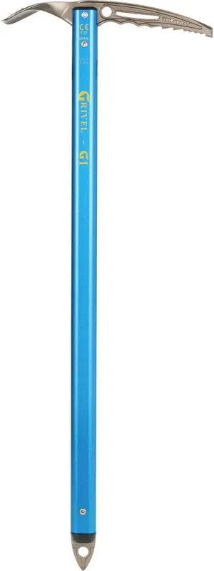 Grivel G1 Durable Carbon Steel Mountaineering Ice Axe, 66cm, Blue