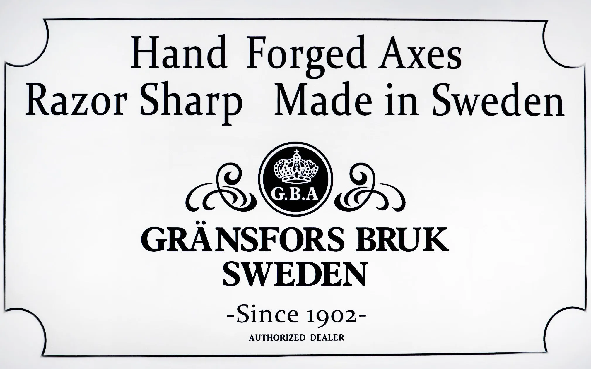 Gränsfors Bruk Wildlife Hatchet ~ No. 415
