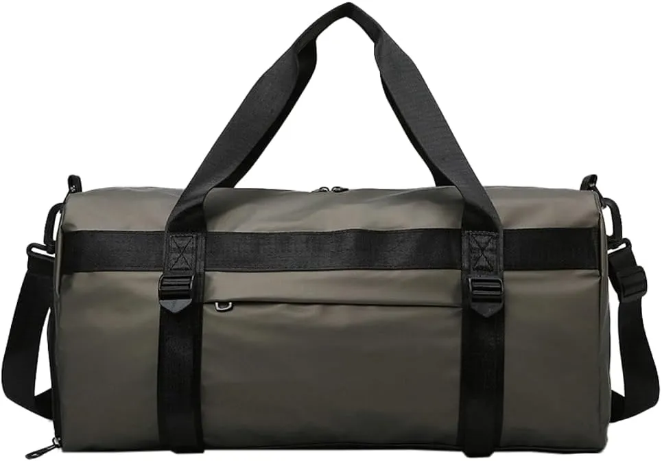 Gym Bag for Women Men with Shoe Compartment Waterproof Travel Duffel Weekender Carry on Beach Yoga Overnight Luggage