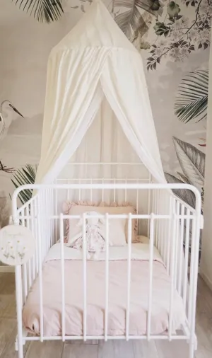 Haüs & Bliss Bed Canopy for Princess - Bed Curtain for Kids - Playing Tent - Hanging Tent for Bed - Reading Nook - Canopy for Bedroom Decoration - Mosquito net Included (Off White)