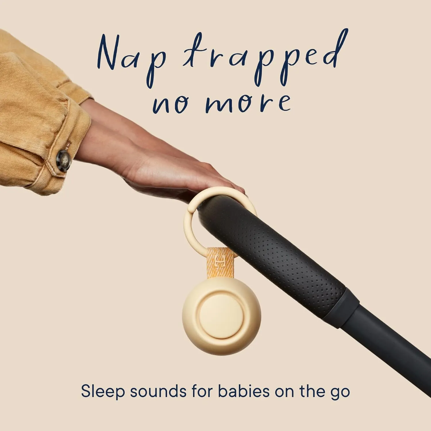 Hatch Rest Go | Portable Sound Machine for Babies and Kids | Sleep Soother | 10 Soothing Sounds | White Noise | Shush | Travel | Registry Gift | Baby Shower | Clips on Stroller | Honey