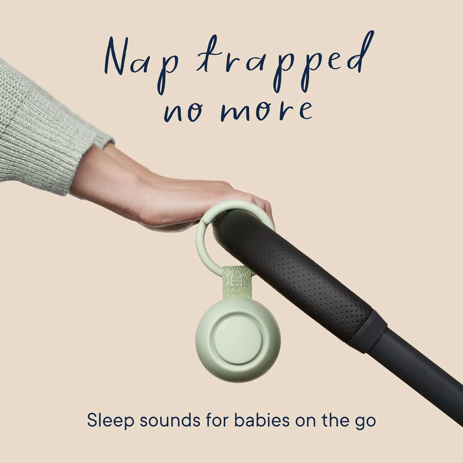Hatch Rest Go | Portable Sound Machine for Babies and Kids | Sleep Soother | 10 Soothing Sounds | White Noise | Shush | Travel | Registry Gift | Baby Shower | Clips on Stroller | Mint