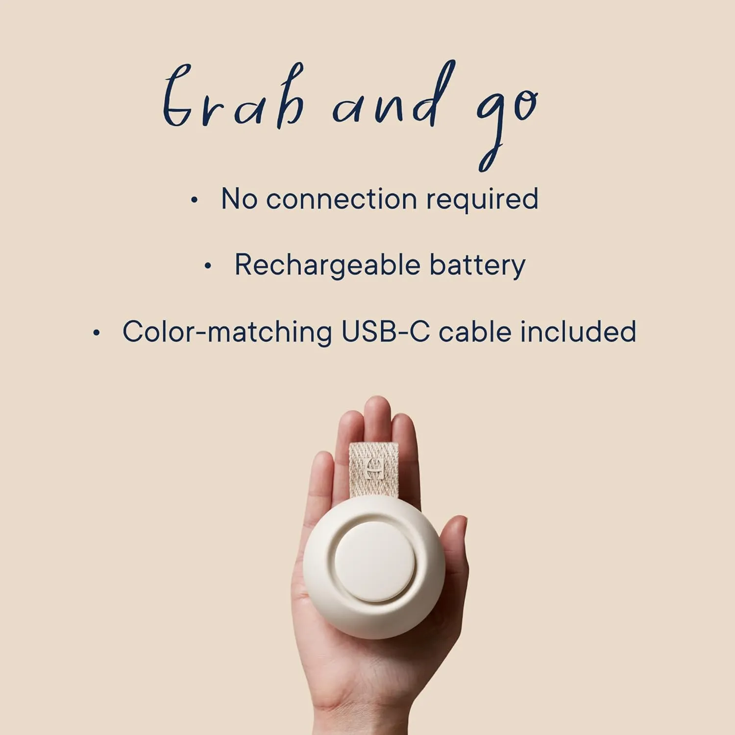Hatch Rest Go | Portable Sound Machine for Babies and Kids | Sleep Soother | 10 Soothing Sounds | White Noise | Shush | Travel | Registry Gift | Baby Shower | Clips on Stroller | Putty
