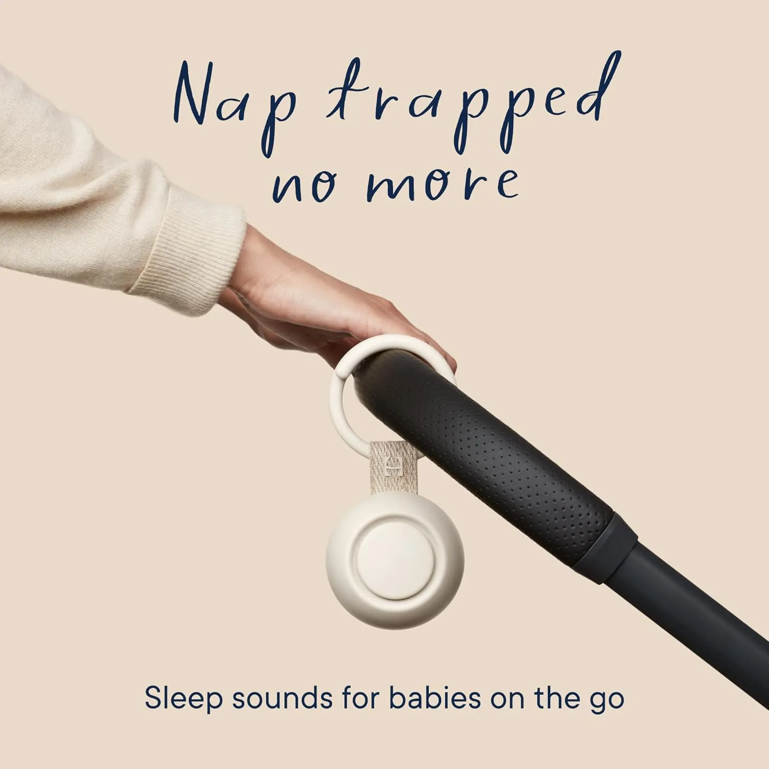 Hatch Rest Go | Portable Sound Machine for Babies and Kids | Sleep Soother | 10 Soothing Sounds | White Noise | Shush | Travel | Registry Gift | Baby Shower | Clips on Stroller | Putty