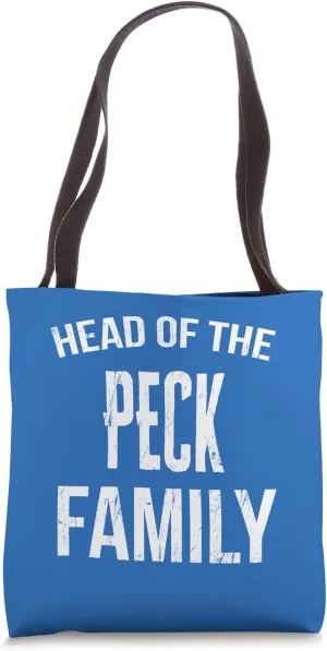 Head Of The Peck Family Reunion Tote Bag