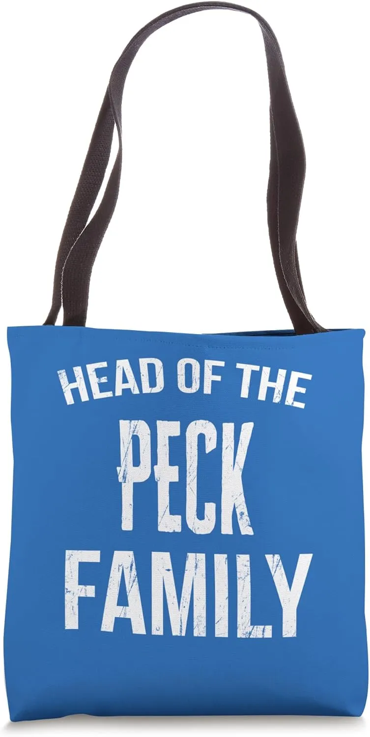 Head Of The Peck Family Reunion Tote Bag