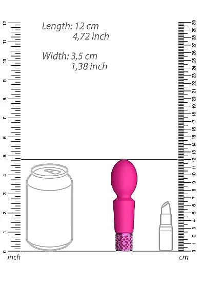 Hella Raw Royal Gems Brilliant Pink Rechargeable Silicone Bullet