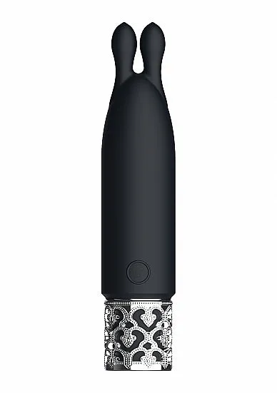 Hella Raw Royal Gems Twinkle Silicone Bullet Rechargeable Black