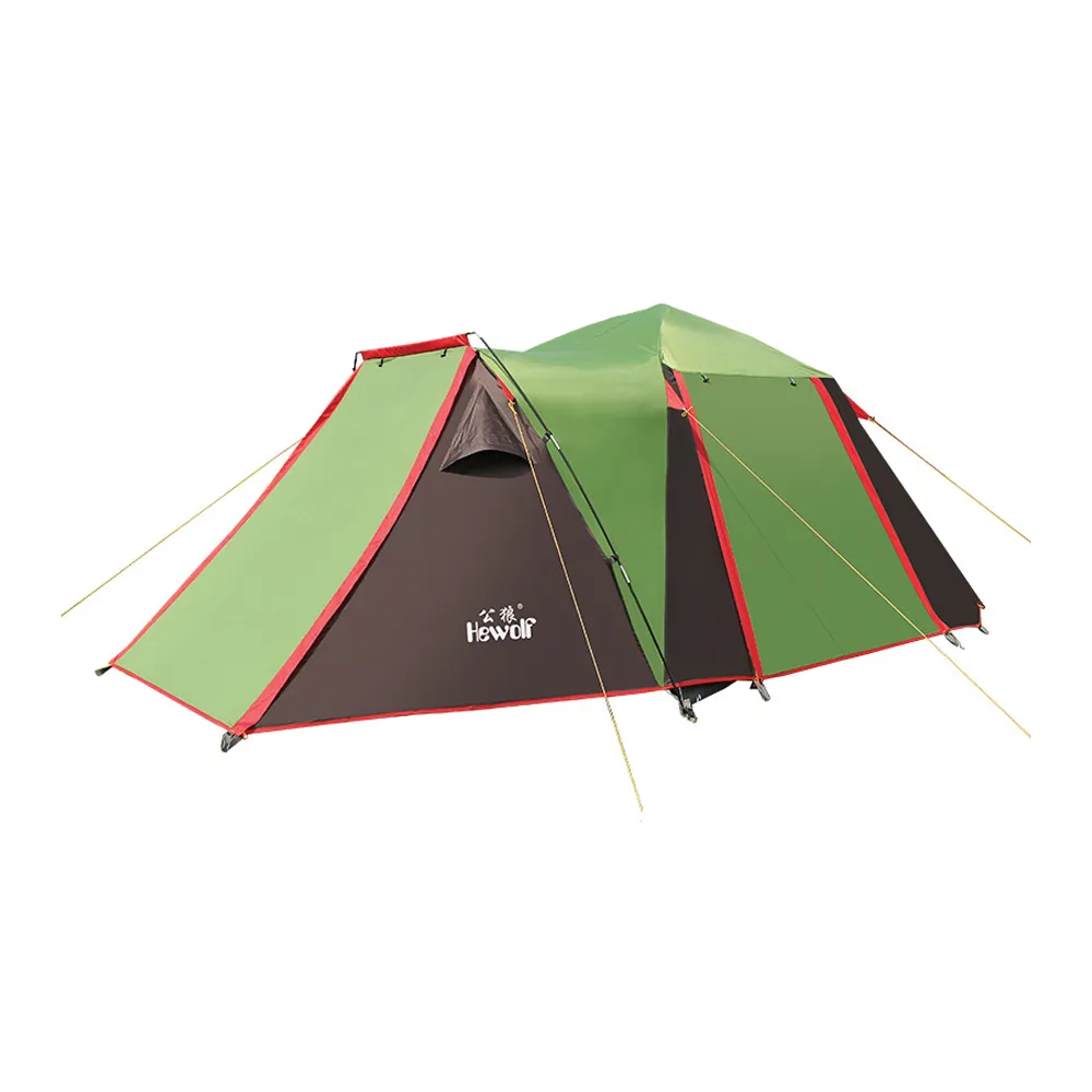 Hewolf Camping Tent 4P - Green