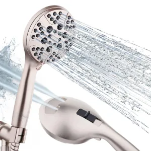 High Pressure Shower Head with Handheld 8 Spray Settings