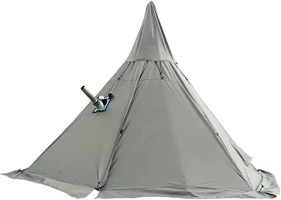 Hot Teepee Tents for Outdoor Backpacking Camping Hiking Pyramid Tent Waterproof Double Layers Camping Indian Tent