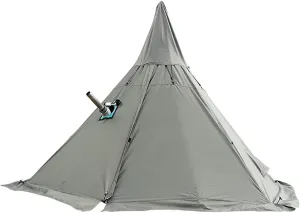 Hot Teepee Tents for Outdoor Backpacking Camping Hiking Pyramid Tent Waterproof Double Layers Camping Indian Tent