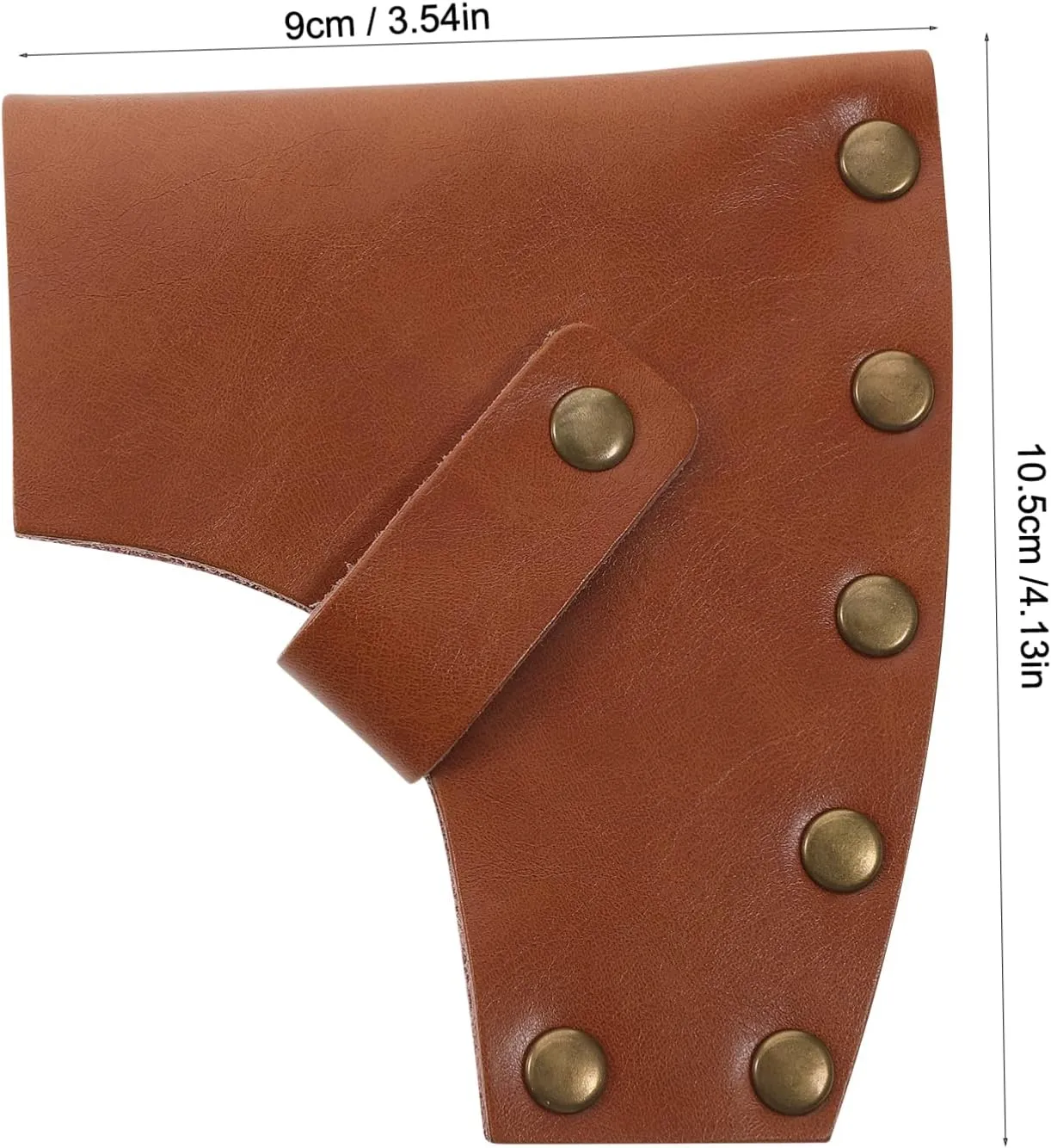 Housoutil 2pcs Hatchette Axe Cover Outdoor Hiking Protective Case for Axe Head Compact Durable Scratch Resistant