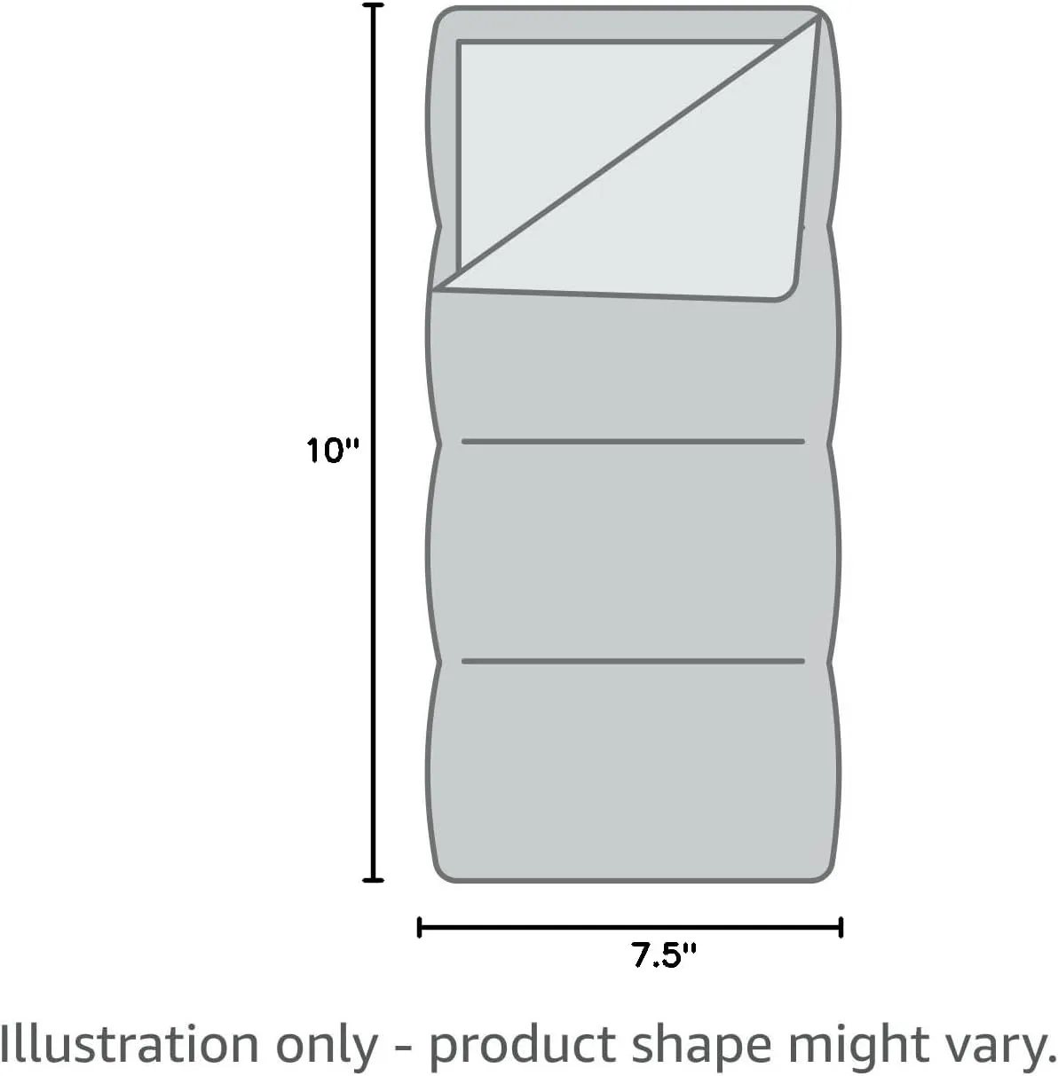 Hyke & Byke Katahdin 15 F Hiking & Backpacking Sleeping Bag - 4 Season, 625FP Ultralight Sleeping Bag - Water Resistant - Charcoal Gray - Long