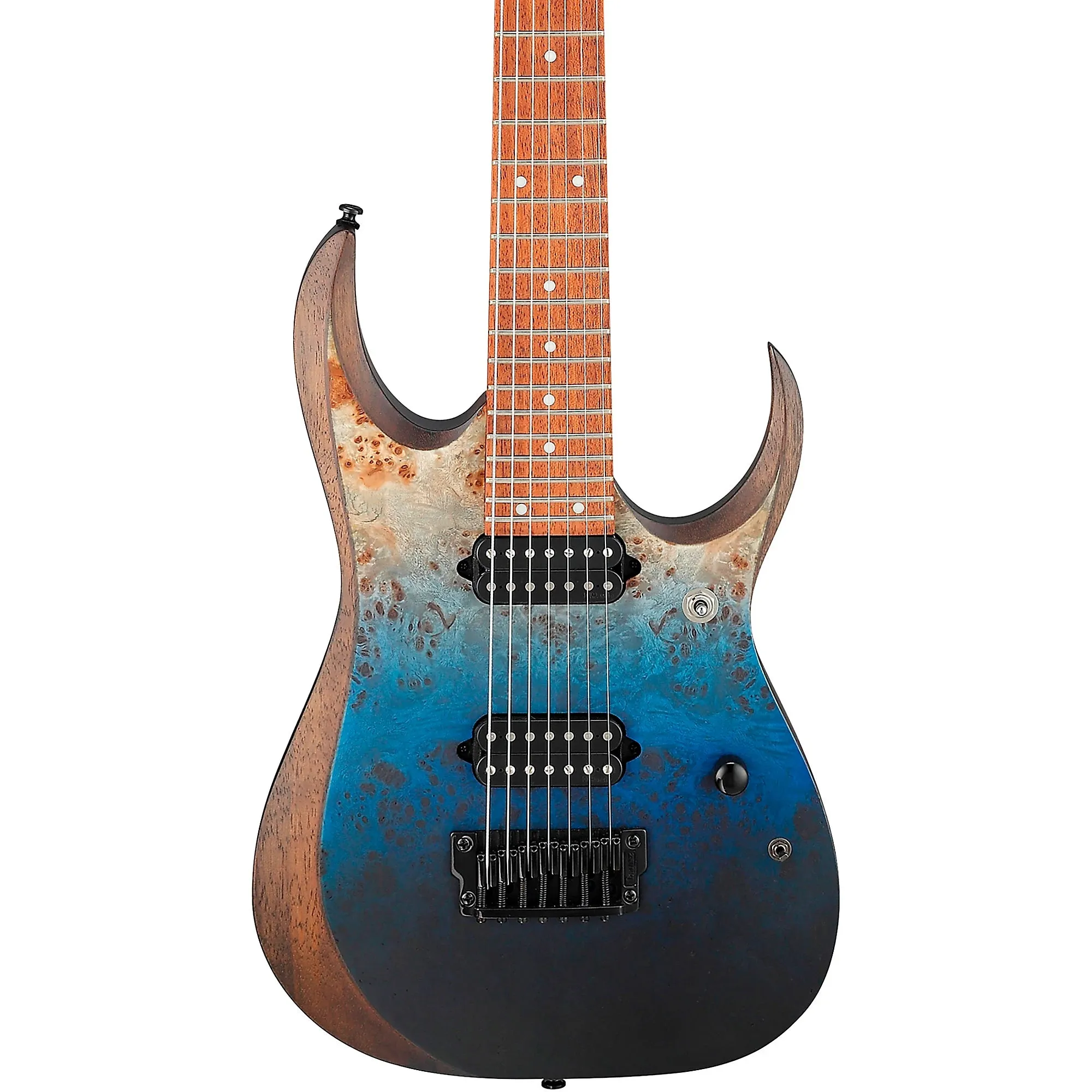 Ibanez RGD7521PB 7-String Solidbody Electric Guitar, Right, Deep Seafloor Fade Flat